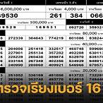 ตรวจผลสลาก16/3/66